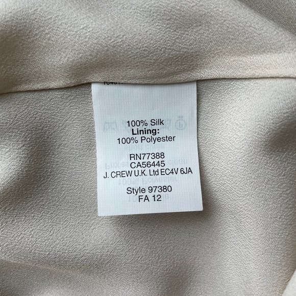 J.CREW Silk Sequin Sleeveless Blouse - Picture 7 of 8